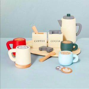 🎁 NIB Hearth & Hand Magnolia TOY COFFEE AND COCOA SET! 😍